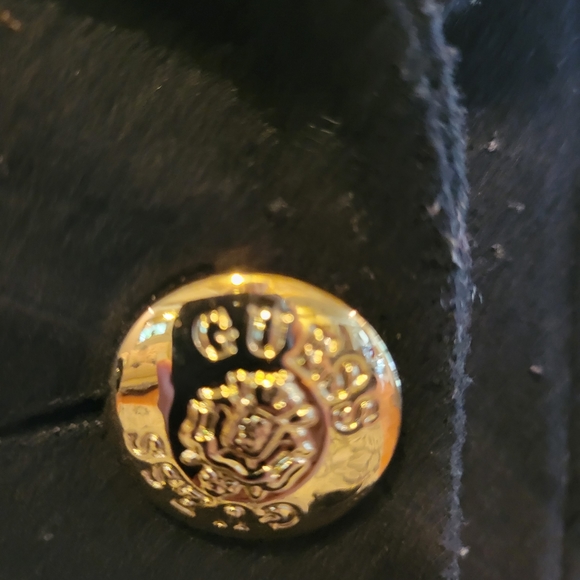 Guess Wool Blend Skirted Bottom Belted Pea Coat - Picture 10 of 13